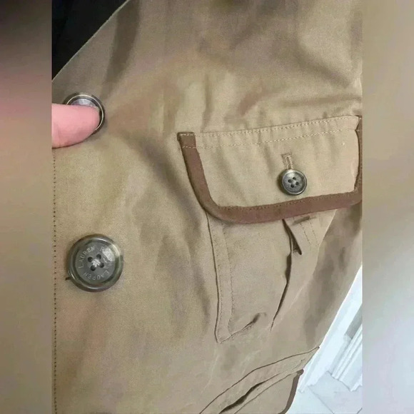 Ralph Lauren Large Tan Black Tangiers Reversible Field Vest Equestrian Utility - Picture 5 of 8